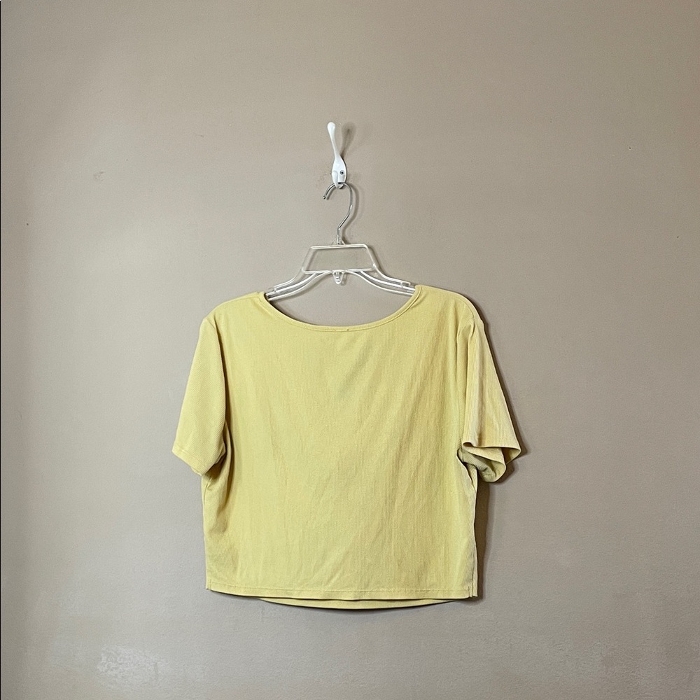 Lee Yellow Crop Top for Women SZ XL - Picture 4 of 4